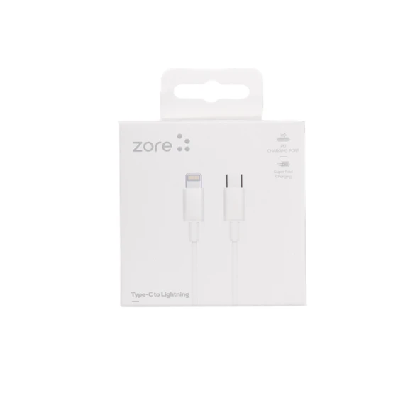 Zore ZR-42 Type-C to Lightning PD Hızlı Şarj Özellikli Data ve Şarj Kablosu 1M - 1
