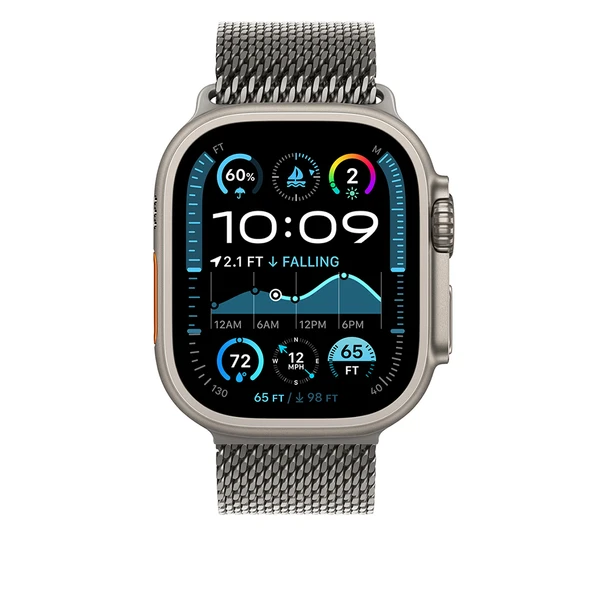 Apple Watch Ultra 49mm Zore KRD-100 Titanyum Hasır Kordon - 3