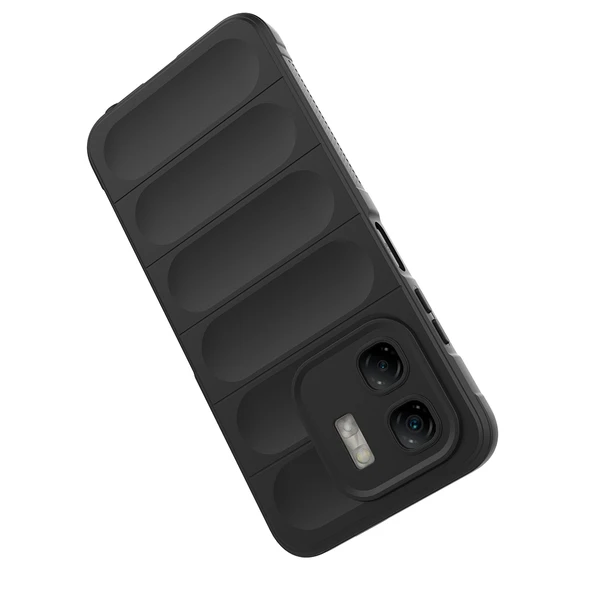 Zore İnfinix ile uyumlu Smart 9 Kılıf Esnek TPU Oyuklu Arka Yüzey Tasarımlı Etnik Silikon Kapak - 7