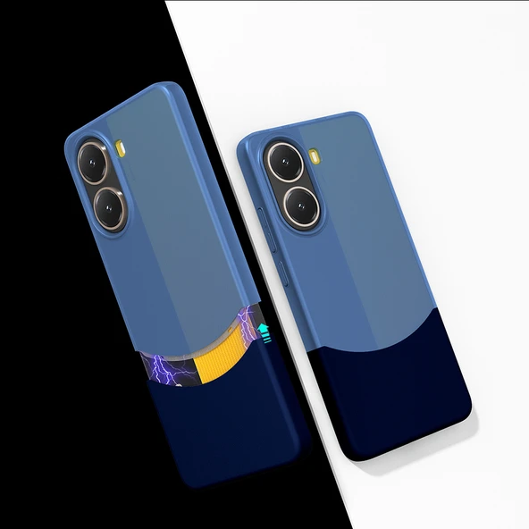 Zore Poco X7 Pro Kılıf Mıknatıslı Duble Kapak - 6