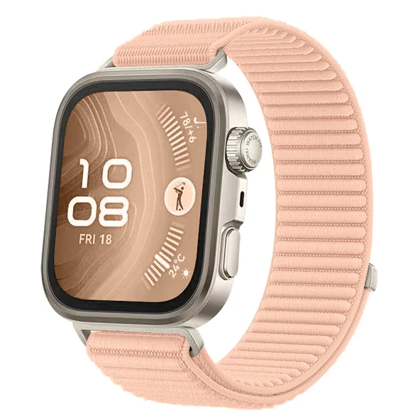 Zore Huawei ile uyumlu Watch Fit 4 KRD-144 Hasır Kordon - 10