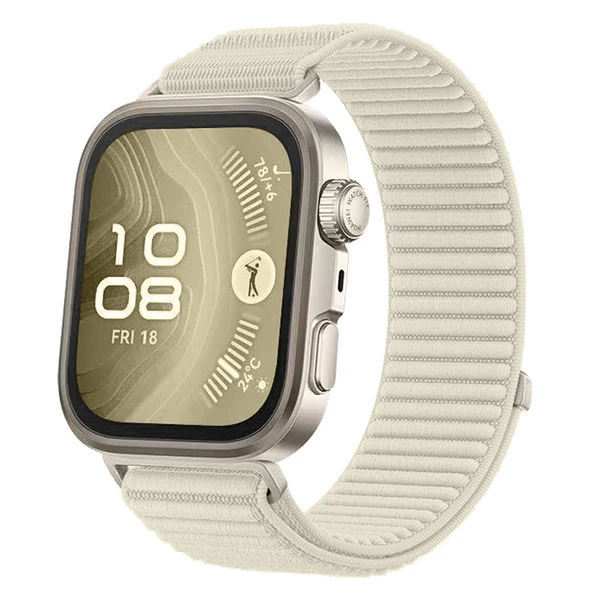 Zore Huawei ile uyumlu Watch Fit 4 KRD-144 Hasır Kordon - 12