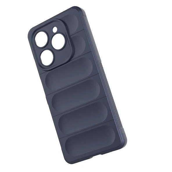 Zore Tecno ile uyumlu Spark 20 Pro 4G Kılıf Esnek TPU Oyuklu Arka Yüzey Tasarımlı Etnik Silikon Kapak - Resim 8