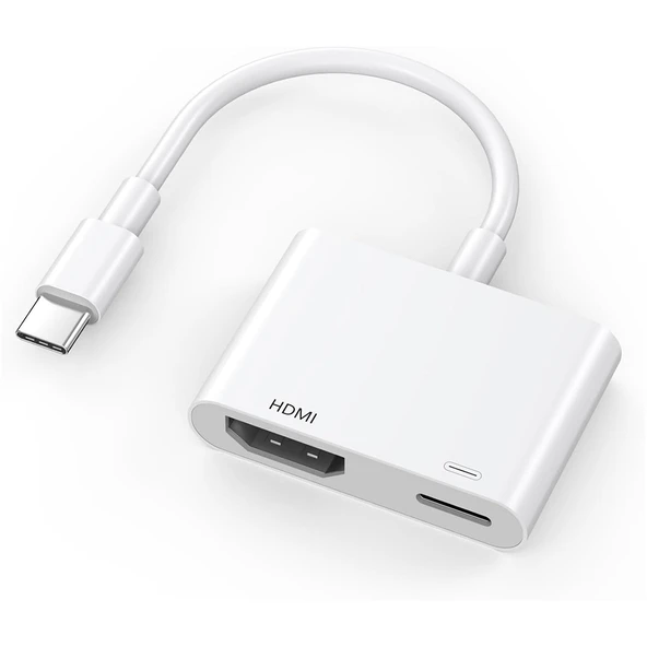 Zore Type-C to Type-C PD100W + HDMI 4K@30Hz 2in1 Adaptör - 2