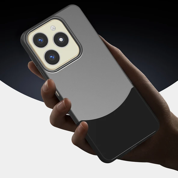 Zore Realme ile uyumlu C61 Kılıf Mıknatıslı Duble Kapak - 5