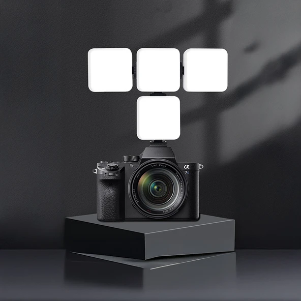 Zore GZ49S RGB Light Işıklı Telefon Tutucu Ring Light - 7