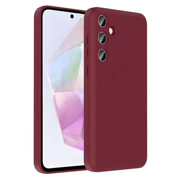 Galaxy A56 Kılıf Kamera Korumalı Kartlık Hazneli Zore Vitra Kapak - 1