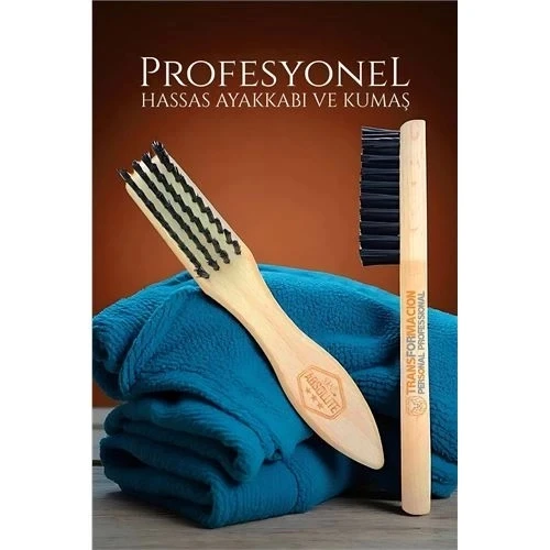 CEYLAN ADAM  Nubuk Süet Paça Fırçası - Hassas Ayakkabılar İçin Profesyonel Fırça - 1