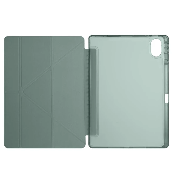 Zore Huawei ile uyumlu Matepad 12X Kılıf Tri Folding Kalem Bölmeli Standlı Kılıf - Resim 9