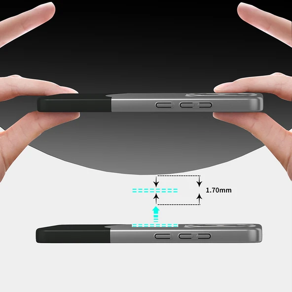 Zore Poco X7 Pro Kılıf Mıknatıslı Duble Kapak - 2