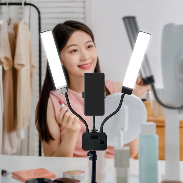 Zore AL45X Işıklı Telefon Tutucu Ring Light - 7