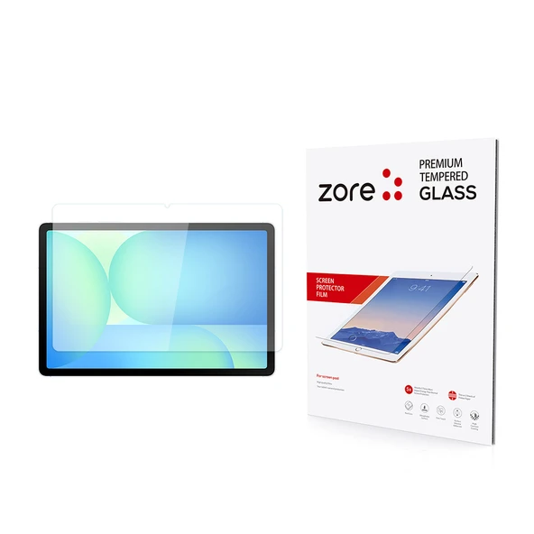Zore Galaxy ile uyumlu Tab S10 FE Plus Tablet Temperli Cam Ekran Koruyucu