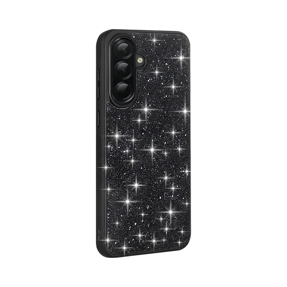 Galaxy A56 Kılıf Parlak Taşlı Tasarım Zore Pırlanta Kapak - 6