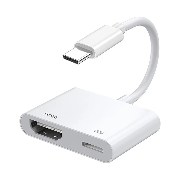 Zore Type-C to Type-C PD100W + HDMI 4K@30Hz 2in1 Adaptör - 1