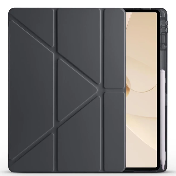 Zore Huawei ile uyumlu Matepad 12X Kılıf Tri Folding Kalem Bölmeli Standlı Kılıf ürün görseli 1