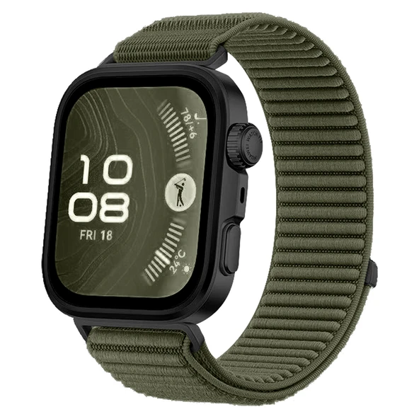 Zore Huawei ile uyumlu Watch Fit 4 KRD-144 Hasır Kordon - 3