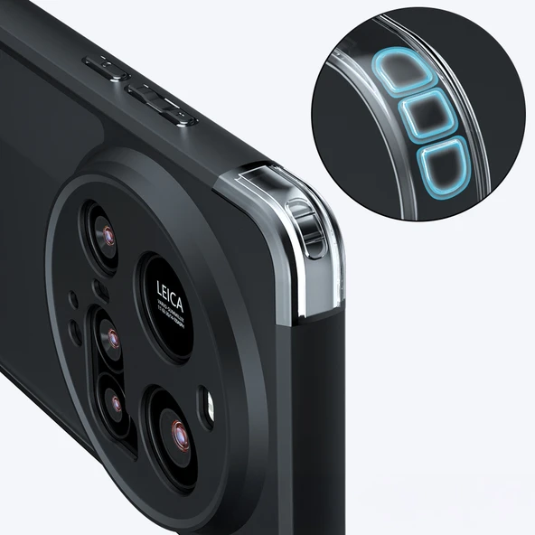 Zore Xiaomi ile uyumlu 15 Ultra Kılıf Kamera Korumalı Şeffaf Arka Yüzey New Roll Kapak - 3