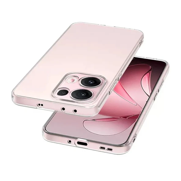 Zore Oppo ile uyumlu Reno 13 Pro Kılıf Süper Silikon Kapak - 3