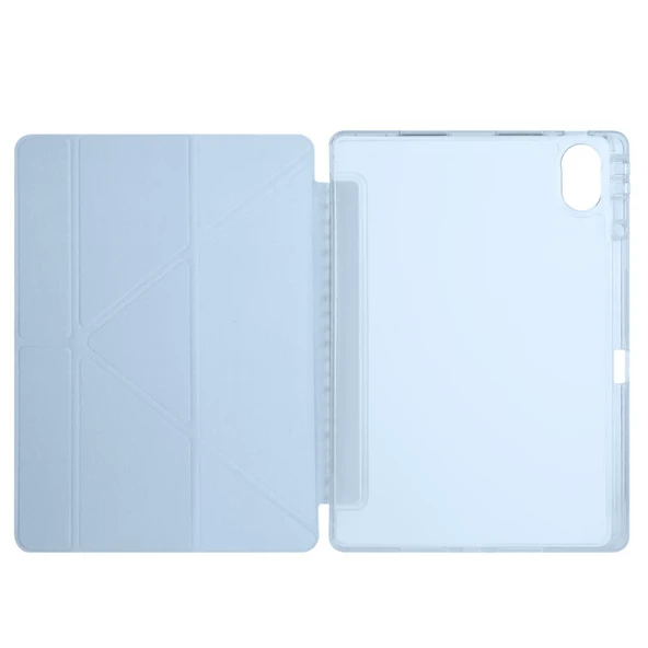 Zore Huawei ile uyumlu Matepad 12X Kılıf Tri Folding Kalem Bölmeli Standlı Kılıf - Resim 11