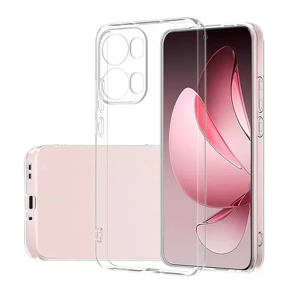 Zore Oppo ile uyumlu Reno 13 Pro Kılıf Süper Silikon Kapak - 4