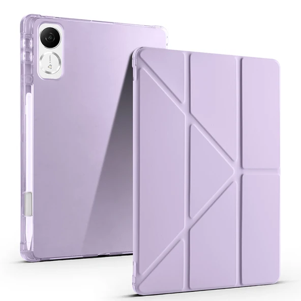 Zore Honor Pad GT Kılıf Tri Folding Kalem Bölmeli Standlı Kılıf - 11