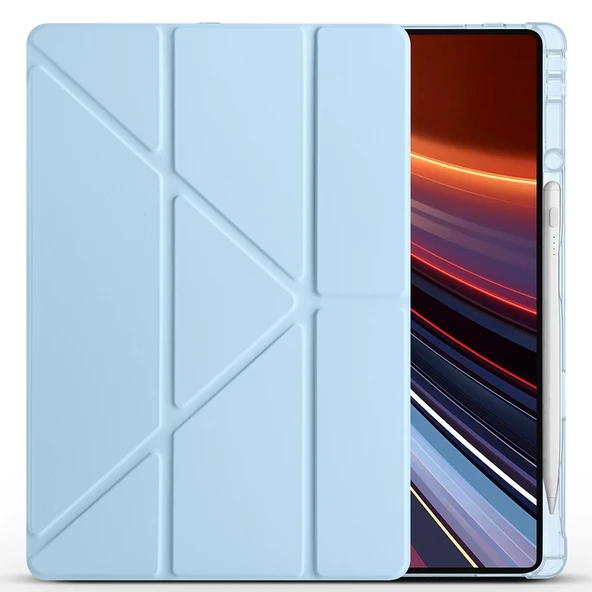 Zore Honor MagicPad 2 Kılıf Tri Folding Kalem Bölmeli Standlı Kılıf - 2