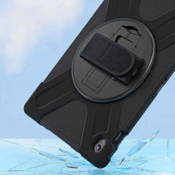 Zore Galaxy ile uyumlu Tab S10 FE Plus Defender Tablet Silikon - 8