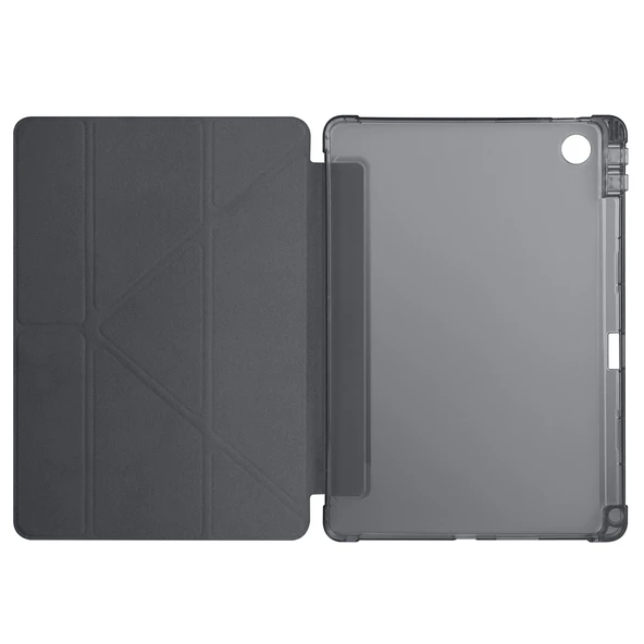 Zore Lenovo ile uyumlu Tab TB-311FU Kılıf Tri Folding Kalem Bölmeli Standlı Kılıf - 12