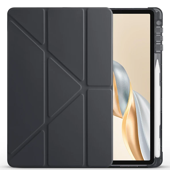 Zore Honor Pad X9A Kılıf Tri Folding Kalem Bölmeli Standlı Kılıf - Resim 2
