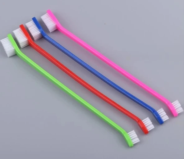 CEYLAN ADAM Çift Taraflı Hayvan Diş Fırçası 4 lü set - 4