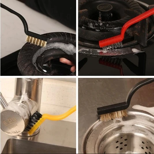 CEYLAN ADAM  3 Parça Tel Fırça Detaylı Temizlik Seti - Resim 3