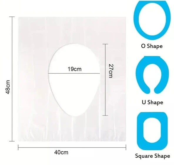 CEYLAN ADAM  Hijyenik Tek Kullanımlık Klozet Kapağı Poşeti 50 Adet KUTULU - Resim 5