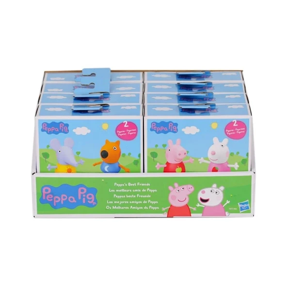 CEYLAN ADAM  F6413 Peppa Pig Peppanın En İyi Arkadaşları Oyun Seti +3 yaş - Resim 5