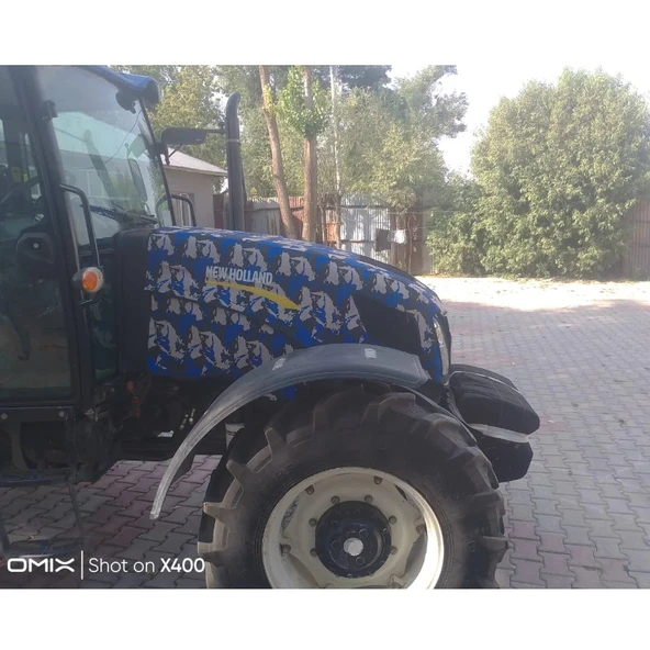 New Holland TD 75-90-100 ve 110 Bluemaster Traktör Branda ve Koltuk Kılıfı Seti - 10