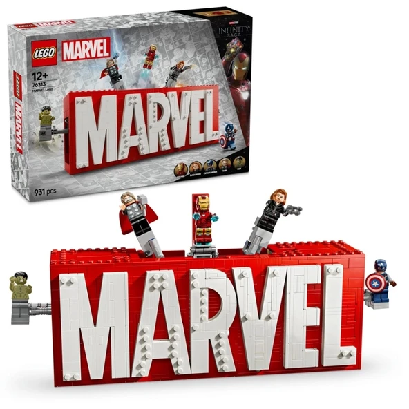 CEYLAN ADAM    MARVEL Logosu ve Minifigürleri 76313 - Resim 2