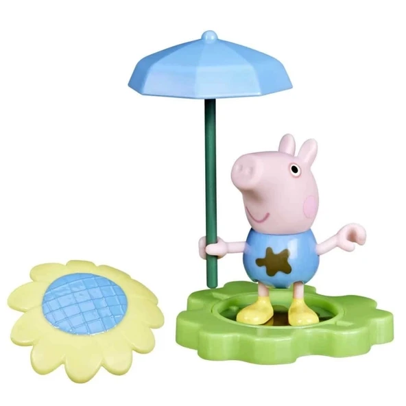 CEYLAN ADAM  G0495 Peppa Pig Muddy Puddle Arkadaşlar Tekli Figür +3 yaş - 3