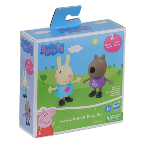 CEYLAN ADAM  F6413 Peppa Pig Peppanın En İyi Arkadaşları Oyun Seti +3 yaş - Resim 4
