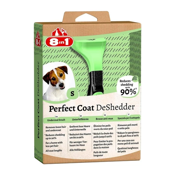 8in1 Perfect Coat Deshedder Furminator Küçük Irk  Köpek Tarağı Small - 2