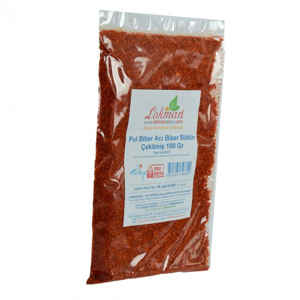 Pul Biber Çok Acı Biber Zehir Acı Bütün Biber Çekilmiş 100 Gr Paket - 3