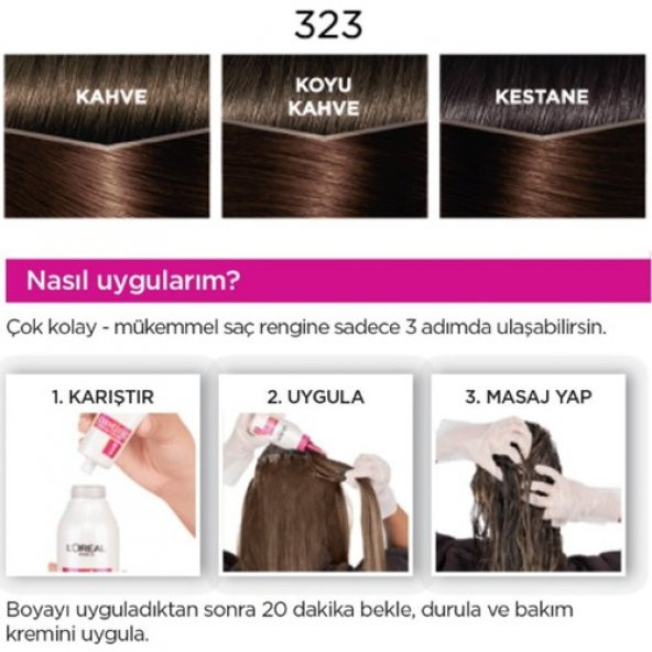 LOréal Paris Casting Crème Gloss Saç Boyası 323 Bitter Çikolata - 5