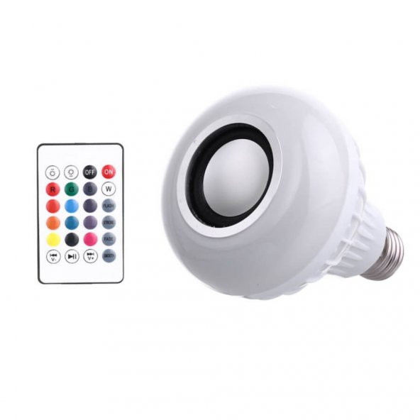 JapanEx KLC-0903 Akıllı RGB Led Ampul Bluetooth Hoparlör Özellikli - 2