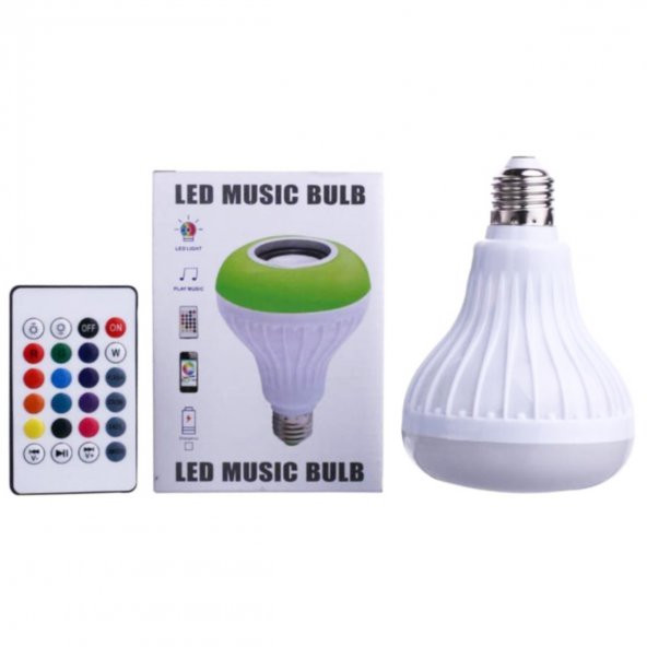 JapanEx KLC-0903 Akıllı RGB Led Ampul Bluetooth Hoparlör Özellikli - 4