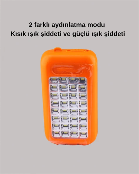 Gold Silver Güneş Enerjili Powerbank Işıldak – 10000 mAh, Taşınabilir, Suya Dayanıklı, 32 LED - Resim 3