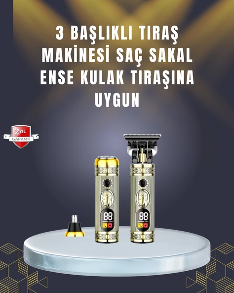 Sıfır Boşluk T Bıçaklı Erkek Bakım Seti – Çok Başlıklı