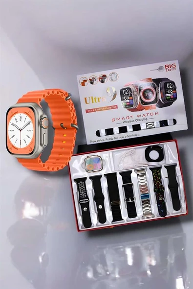 Akıllı Saat Android Ve İOS Uyumlu Arama Cevaplayan Dokunmatik Ekran - Resim 5