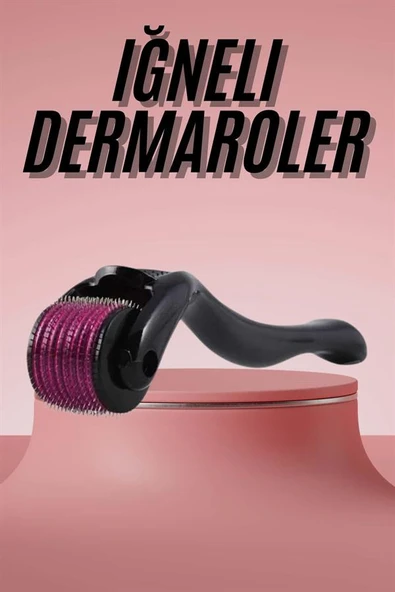 Derma Roller Titanyum Uçlu 540 İğneli 1 Mm Saç Sakal Çıkarma Ve Cilt Bakım Masaj Aleti - Resim 2