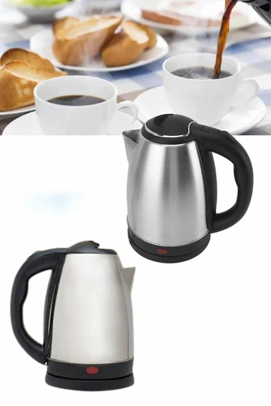 Çelik Su Isıtıcı Kettle Dayanıklı Paslanmaz Çelik Uzun Ömürlü - Resim 4