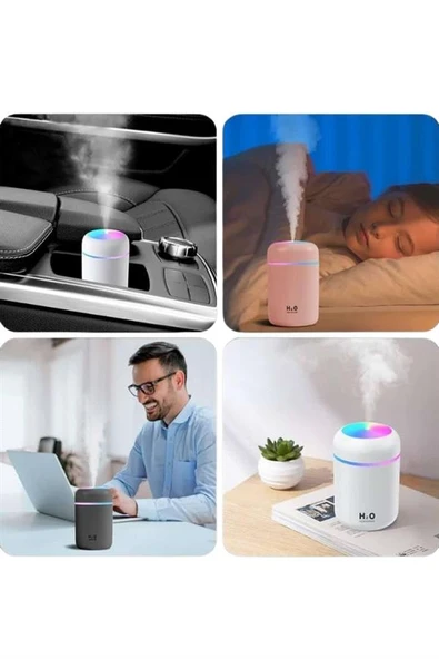 Sevgiliye Hediye Led Işıklı Hava Nemlendirici USB Şarjlı Sevgiliye Özel - 4