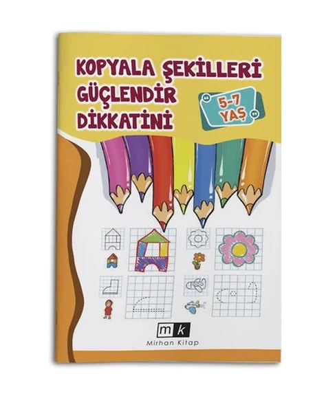 Kopyala Şekilleri Güçlendir Dikkatini 5-7 Yaş ürün görseli