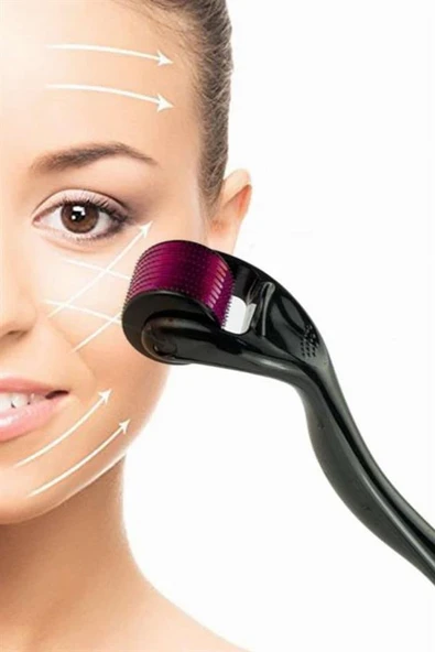 Derma Roller Titanyum Uçlu 540 İğneli 1 Mm Saç Sakal Çıkarma Ve Cilt Bakım Masaj Aleti - Resim 4